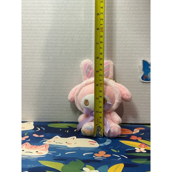 My melody bunny plush keychain - Picture 2 of 10